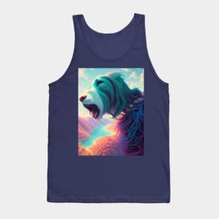 Monty the Blue Dog 2 Tank Top